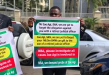 DSS, Police Disperse Protesters Who Stormed FHC, To Call For Probe Of Lawyer, Joe Agi With Teargas