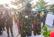 COAS Inaugurates signature projects to boost personnel welfare in 6 Division