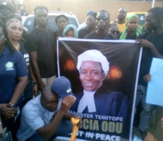 LAWYERS, ACTIVISTS HONOUR LATE BARRISTER FELICIA ODU WITH AWARENESS MARCH IN LAGOS